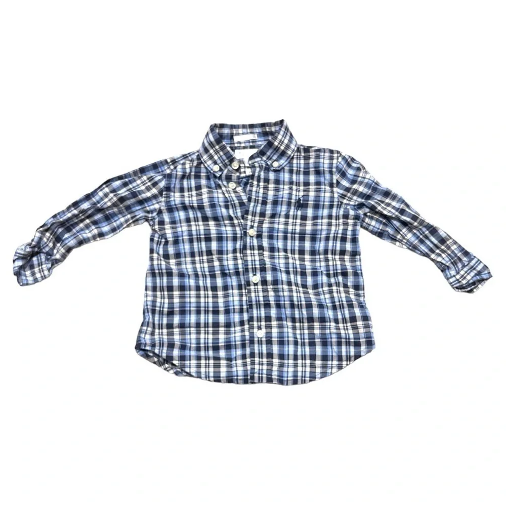 Ralph Lauren Checkered Shirt and Chinos Set